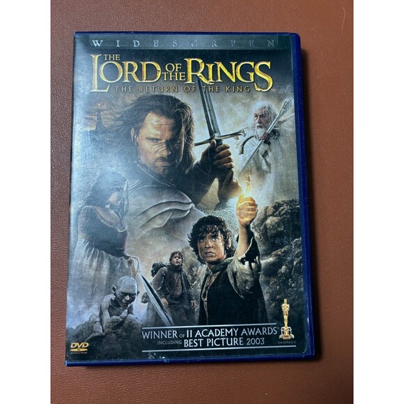 LOTR The Return of the King DVD - Widescreen - Best Picture 2003 - Picture 1 of 3